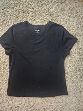 Old Navy Black Snug Fit Tee